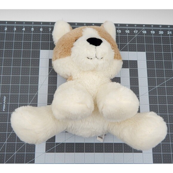 Spark Create Imagine Corgi Puppy Plush Dog 10 Inch Stuffed Animal White Tan - Picture 7 of 10